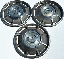 Set Of 3 Factory 1966 To 1969 Chevy Corvair Monza 13 Hubcaps Wheel Covers