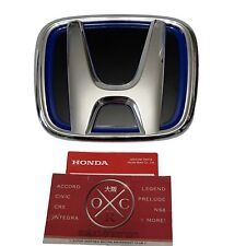 Genuine Oem 18-22 Honda Accord Hybrid Front Emblem Grille Badge Blue 75700tpga00