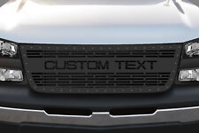 Customized Aftermarket Steel Grille Kit For 2003-2007 Chevy Silverado 15002500