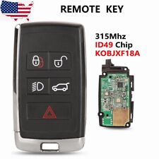 Replacement For Land Rover 2018-2022 315mhz Half Keyless Smart Key Fob Kobjxf18a