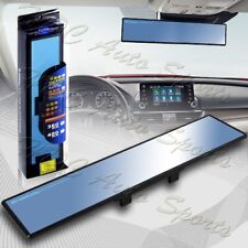 Universal Broadway 360mm Wide Flat Interior Clip On Rear View Blue Tint Mirror