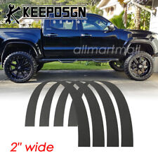 For Toyota Tacoma Car Truck Flexible Wheel Extend Fender Flares Trim Mud Guard