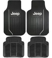New Jeep Elite Front Rear Back Car Truck Suv All Weather Rubber Floor Mats