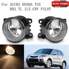 Pair Fog Light Lamp Lh Rh For Acura Honda Tsx Rdx Tl Ilx Crv Pilot 33900-t0a-a01