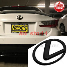 For Lexus Trunk Logo Badge Emblem Car Exterior Replace Gloss Black F-sport Nx Rc