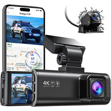 Redtiger 4k Dual Dash Camera Front And Rear Dash Cam Built-in Wifigps For Cars