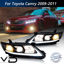 Vland Led Headlights For 09-2011 Toyota Camry Xle Le Se Sedan Wsequential Pair