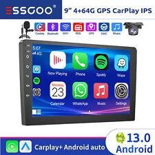 Apple Carplay 464g Android 13 Double 2 Din Car Stereo Radio Gps Head Unit Cam