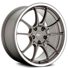 18 Staggered Motegi Racing Wheels Mr152 Ss5 Gunmetal With Machined Lip Rims