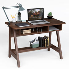 Costway Computer Desk Home Office Writing Workstation W Flip Top Compartment