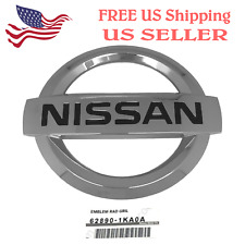 Front Grille Emblem For Nissan Sentra 2013 - 2018 Silver Chrome Logo