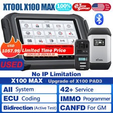 Xtool Used X100 Max Auto Immo Key Programming Diagnostic Scanner 42 Resets