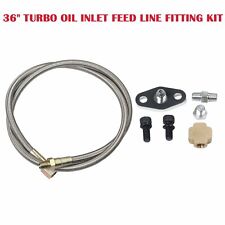 36 Turbo Oil Inlet Feed Line Fitting Kit For T3t4 T25t28 Turbo Turbocharger