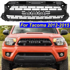 Front Grille For 2012 2013 2014 2015 Tacoma Bumper Grill Matte Black Wletters