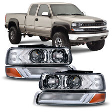 Led Headlights For 2000-2006 Chevy Tahoesuburban 15002500 Led Bar Pair Lamps