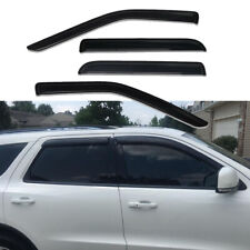 Fit 2011-2023 Dodge Durango Acrylic Window Visor Vents Rain Guard Wind Deflector