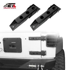 1 Pair Tailgate Hinge Set Replaced Textured Black For Jeep Wrangler Tj 1997-2006