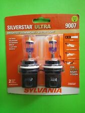 New - Sylvania Silverstar Ultra 9007 Pair Set High Performance Headlight 2 Bulbs