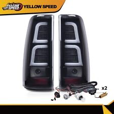 Fit For 1999-2006 Chevy Silverado Led Tail Lights Lamps Leftright Black Smoke