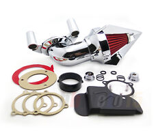 Air Cleaner Kits Triangle Chrome For 08- 12 Harley Dyna Electra Glide Flhx Tour