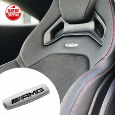 For Mercedes-benz Car Suv Front Seat Back Amg Performance Sport Emblem 3d Badge