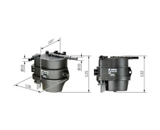 Bosch Fuel Filter Fits Citroen C1 C2 C3 Nemo 1.4 Hdi Diesel 0450906460 N6460