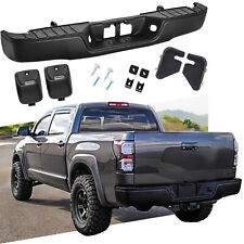 For 2007-2013 Toyota Tundra Wo Park Holes Steel Rear Step Bumper Assembly Black