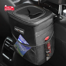 Car Trash Can With Lid And Storage Pockets - 100 Leak-proof Organizer Waterpro