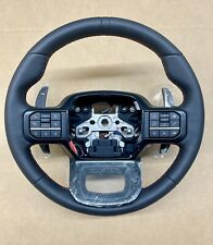 2022-2024 Ford F-150 Raptor Oem Heated Leather Steering Wheel W Red Stitching