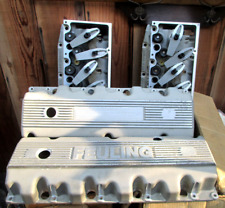 Feuling Rd Centerfire Aluminum Bbc Racing Heads Roller Rockers Valve Covers Nos