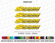 X4 Spoon Sports Wheel Rim Stickers Slipstream Rota Jdm Restoration Decal Kit