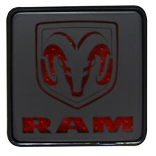 For Dodge Logo 2 Class Iii Rear Towing Trailer Brake Light Hitch Receiver Cover