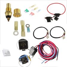 175195 Electric Engine Fan Thermostat Temperature Relay Switch Sensor Kit 40amp