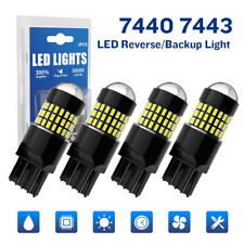 7443 7444 Led Bulb Brake Tail Stop Parking Light 7440 T20 Bright Lamp 4pcs 6000k