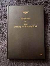 Bentley Mk Vi 4.25l Saloon 1946-49 Owners Manual Handbook Viii Tsd523 Oem New