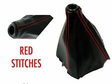 Vms Racing Type-r Red Stitch Jdm Shift Boot For Fits 96-00 Honda Civic Ek9