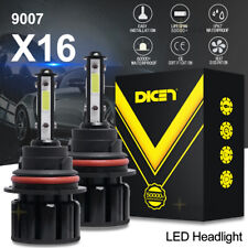1 Pair 4-side 9007 Hb5 Led Headlight Kit Hi-lo Dual Beam Bulbs 500000lm 6500k