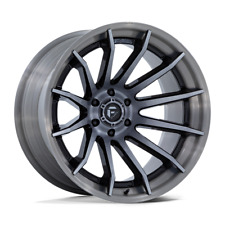 24 Inch Black Gray Wheels Rims Fuel Offroad Burn 24x12 5x5 Lug Fc403bt24125044n