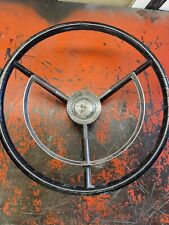1956 1957 Oem Ford Thunderbird Steering Wheel With Horn Ring Vintage Antique
