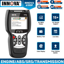 Innova 6100p Auto Obd2 Diagnostic Scan Tool Code Reader Abs Srs At Oil Reset