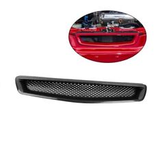 For 96-98 Honda Civic Ejek Jdm Type R Carbon Style Mesh Front Hood Grille Grill