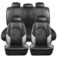 For Honda Luxurious Leather Car Seat Covers Full Set Front Rear 5-seat Cushion