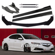 For Acura Tlx Ilx Rsx Tl Front Bumper Lip Splitter Side Skirts Rear Diffuser