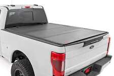 Rough Country Hard Flip Up Bed Cover For 17-24 Ford Super Duty 610 - 49220651
