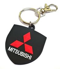Mitsubishi Keychain Rubber Key Holder Soft Light Fob No More Cockpit Scratches
