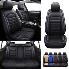 For Hyundai Elantra Car Seat Covers 5 Seat Front Rear Luxury Full Set Pu Leather