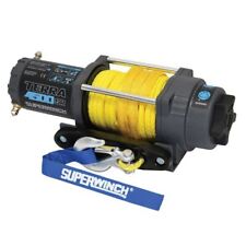 Superwinch 4500 Lbs 12v Dc 14in X 50ft Synthetic Rope Terra 4500sr Winch - Gray