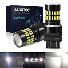 2x Auxito 3156 3157 4157 Led Reverse Backup Light Bulbs 6000k Xenon White Bright