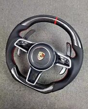 Porsche Steering Wheel Customization - 100 Carbon Fiber - Leather - Acc Pdk