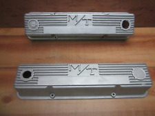 Mickey Thompson Valve Covers Small Block Chevy 327 Finned Aluminum Vintage Mt